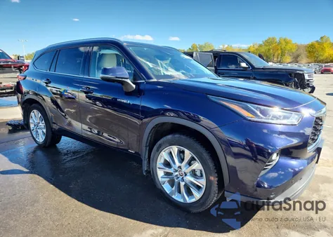 2021 Toyota Highlander Hybrid Limited z USA, uszkodzony, nr VIN 5TDXBRCH8MS054602